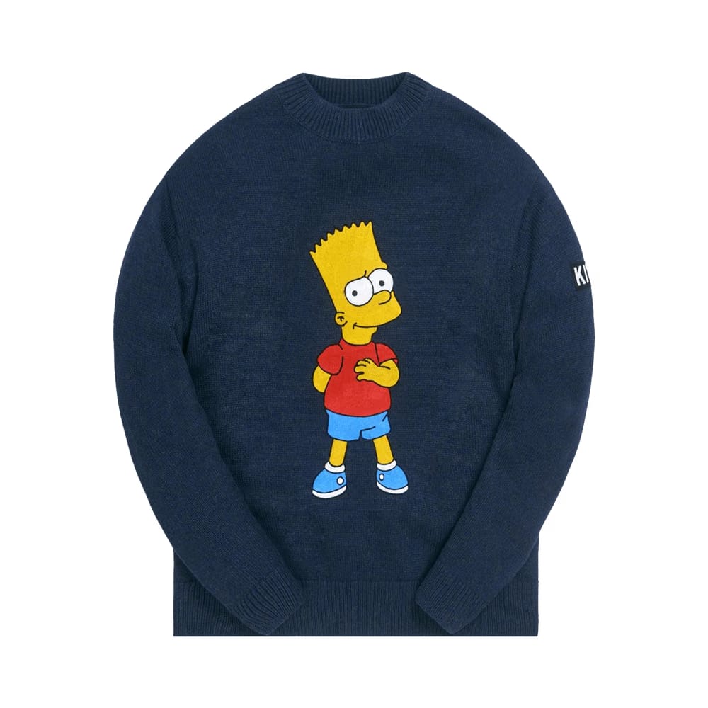Kith For The Simpsons Bart Intarsia Sweater Navy/Multicolor