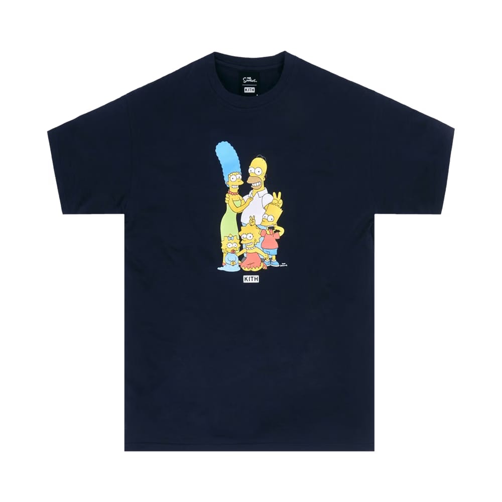 Kith For The Simpsons Portrait T-Shirt Navy
