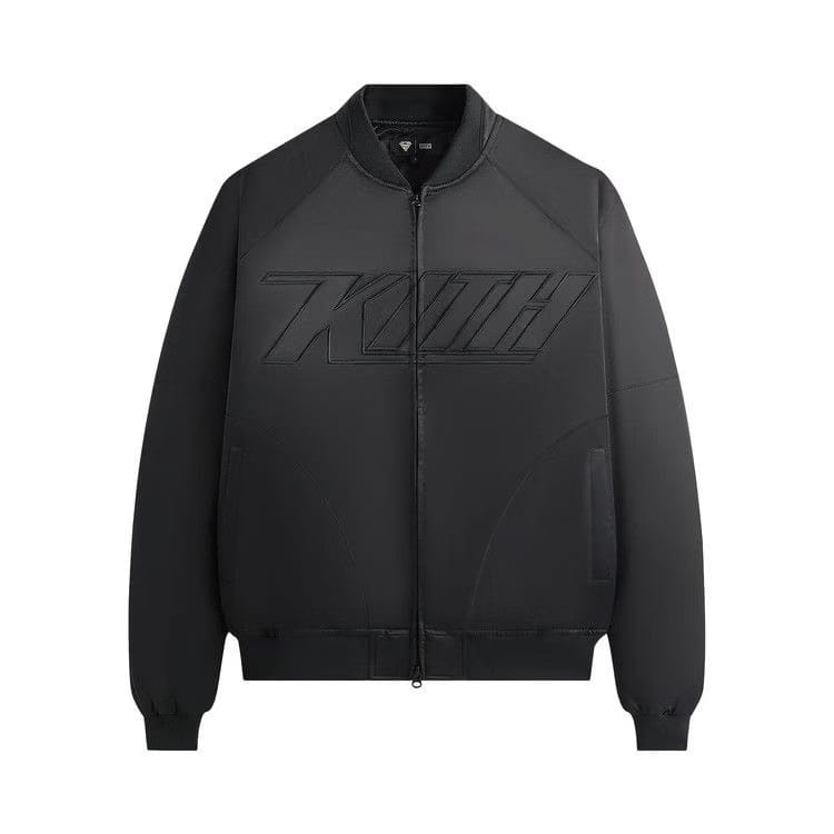 Kith x Superman Satin Bomber Jacket Black