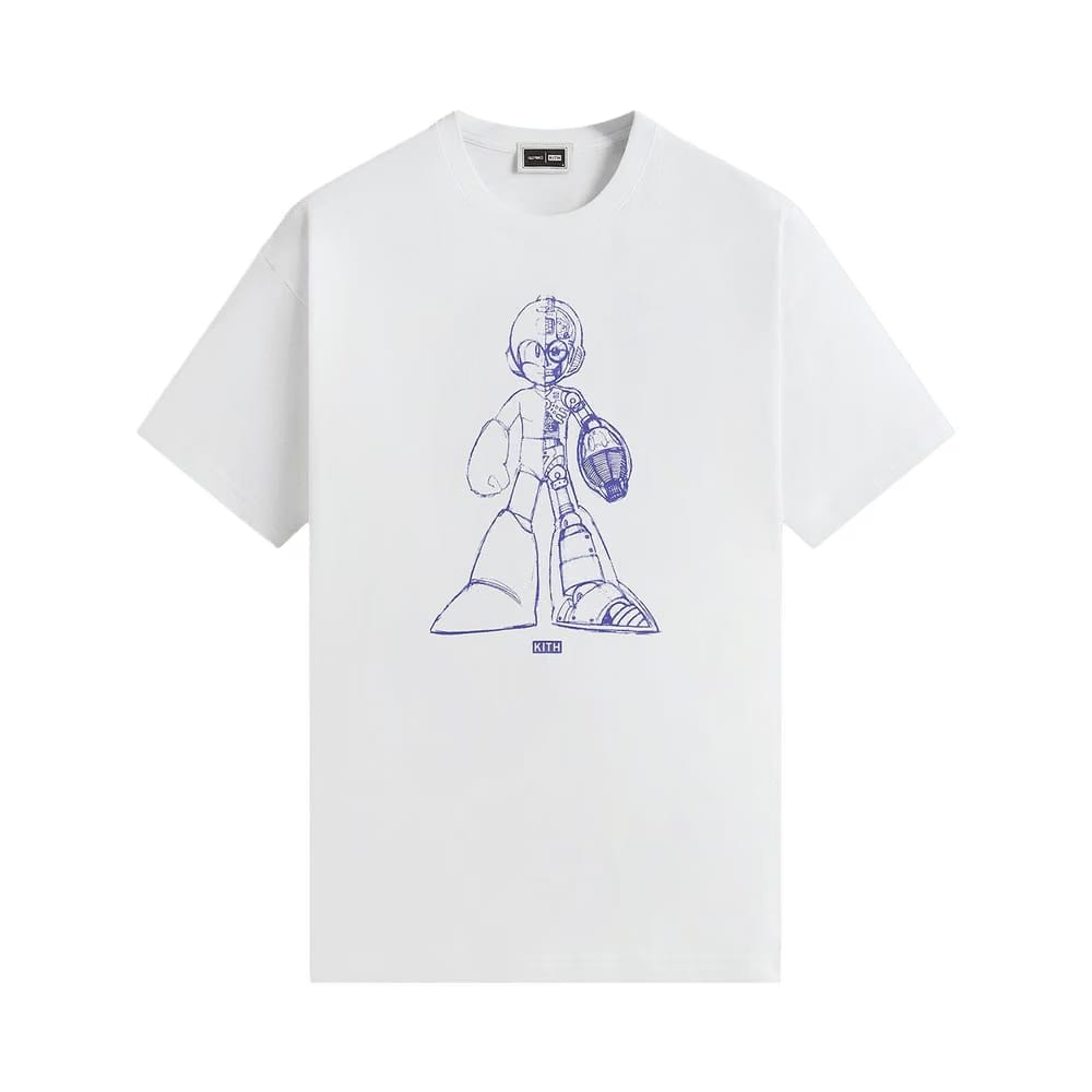 Kith x Capcom Mega Man Sketch Vintage T-Shirt White