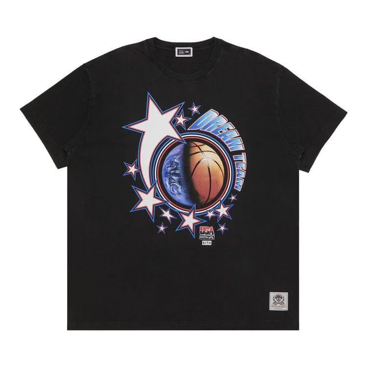 Kith For USA Basketball Dream Team Vintage T-Shirt Black