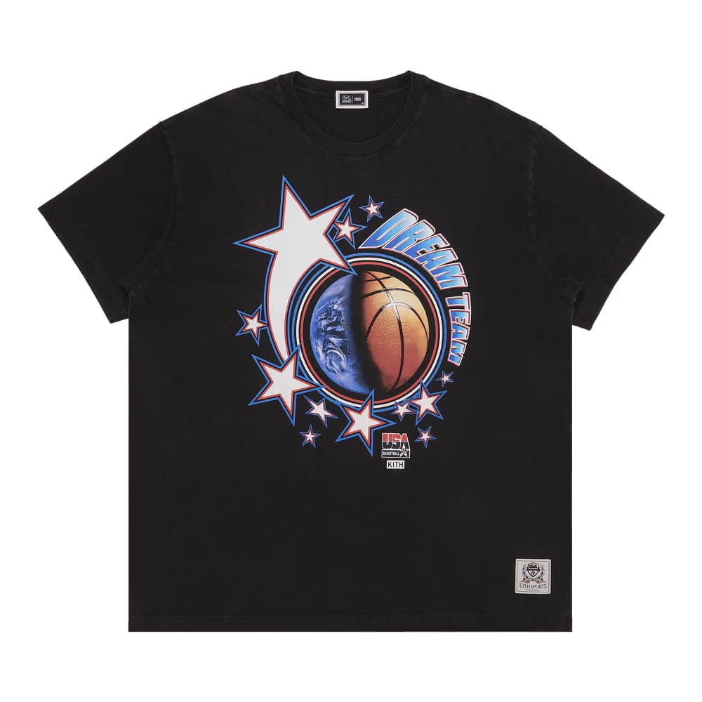 Kith For USA Basketball Dream Team Vintage T-Shirt Black