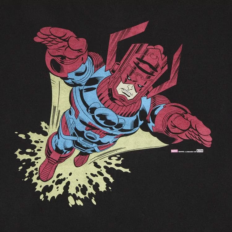 Kith x Marvel Galactus Vintage T-Shirt Black