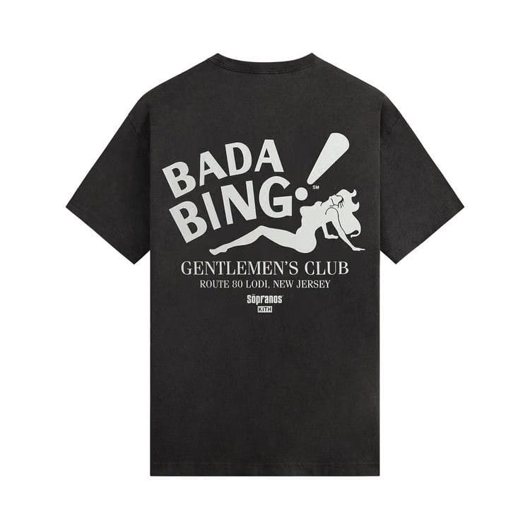 Kith For The Sopranos Bada Bing Vintage T-Shirt Black