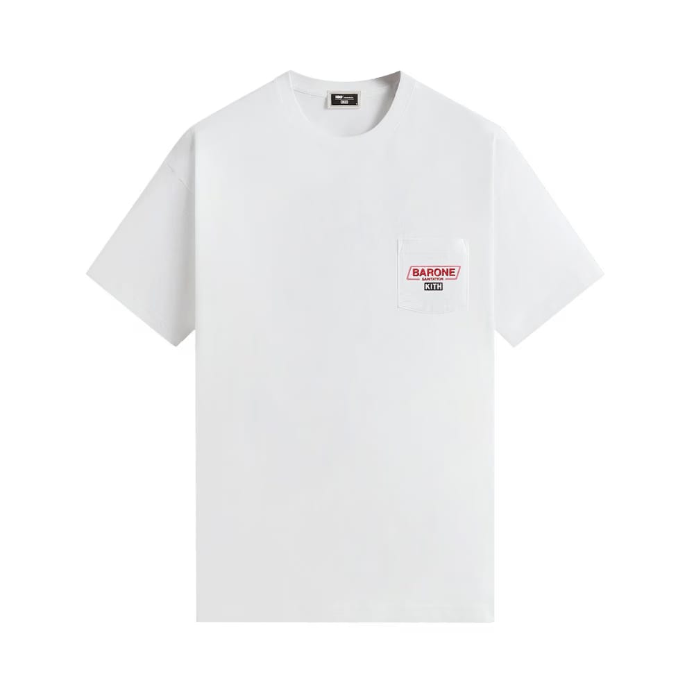 Kith For The Sopranos Barone Sanitation Vintage T-Shirt White