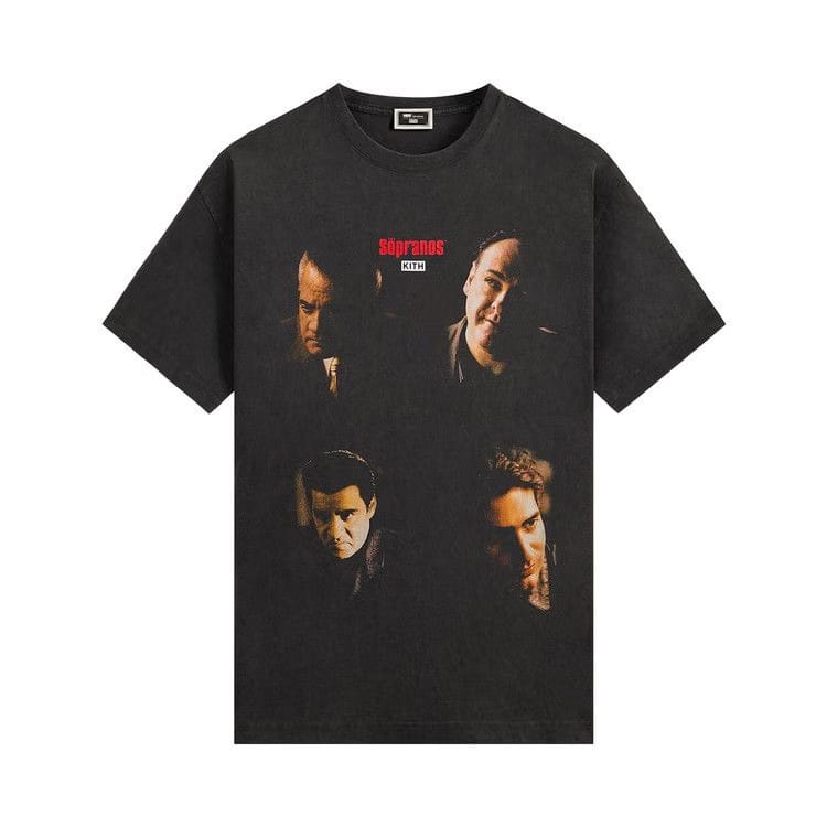 Kith For The Sopranos Characters Vignette Vintage T-Shirt Black