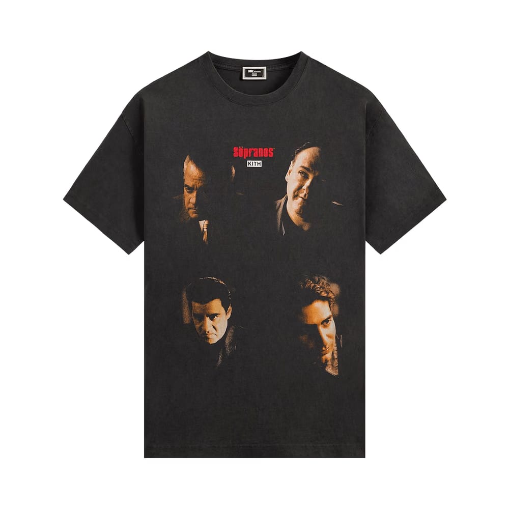 Kith For The Sopranos Characters Vignette Vintage T-Shirt Black