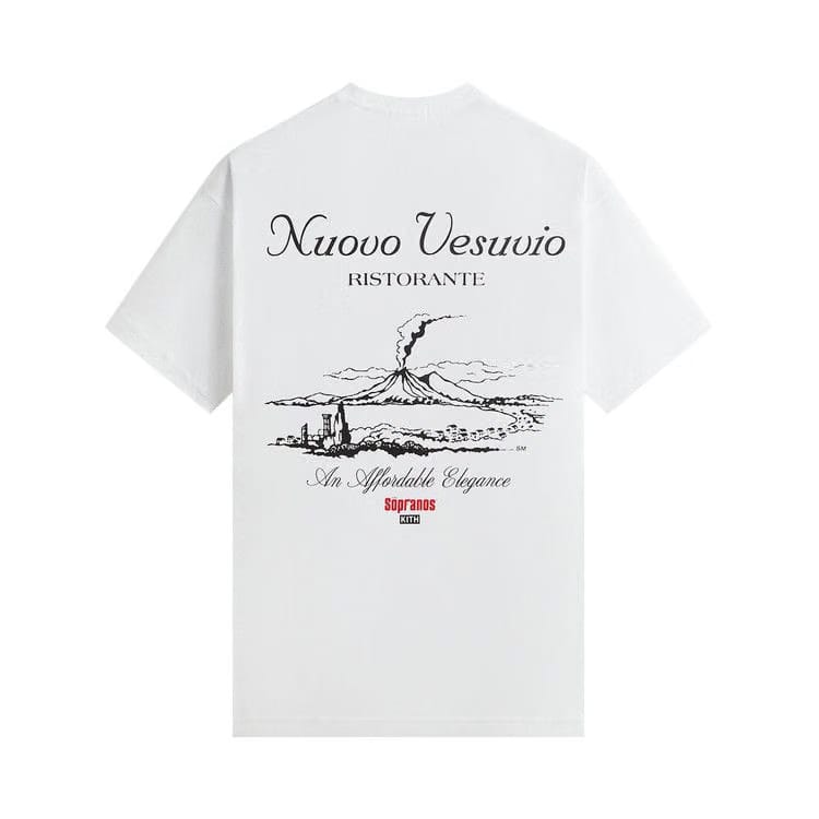 Kith For The Sopranos Nuovo Vesuvio Vintage T-Shirt White