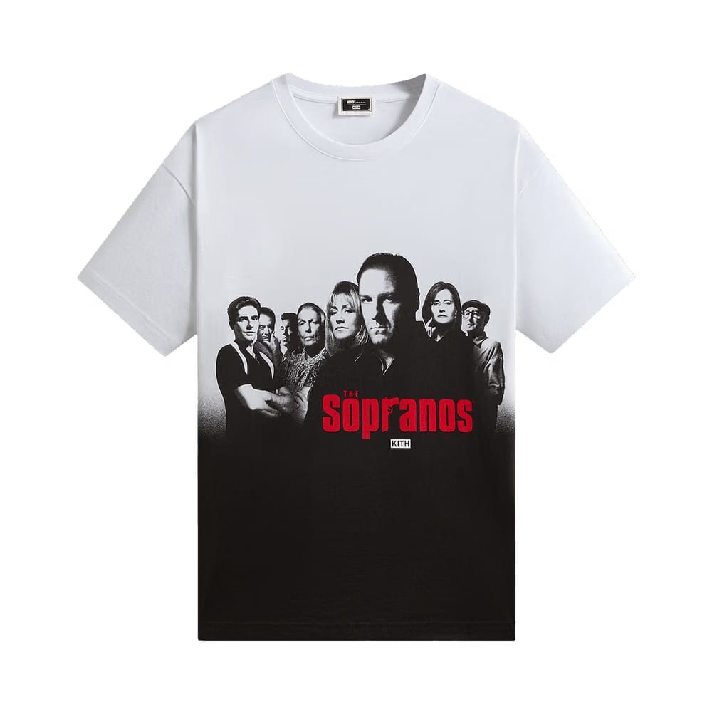 Kith For The Sopranos Ombre Poster Vintage T-Shirt White