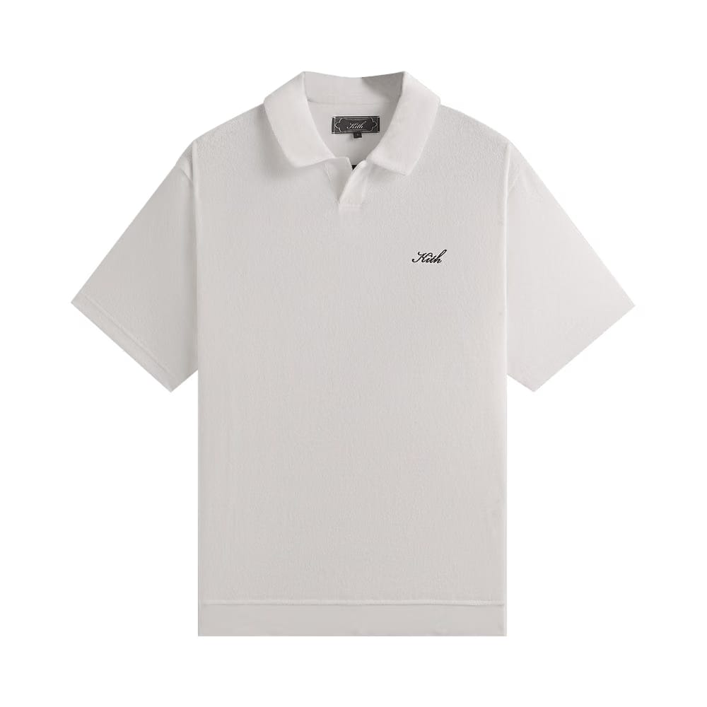 Kith Plush Terry Leo Polo White
