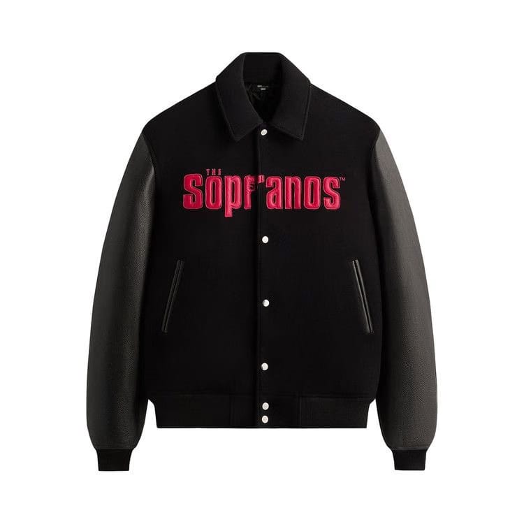 Kith For The Sopranos Varsity Jacket Black
