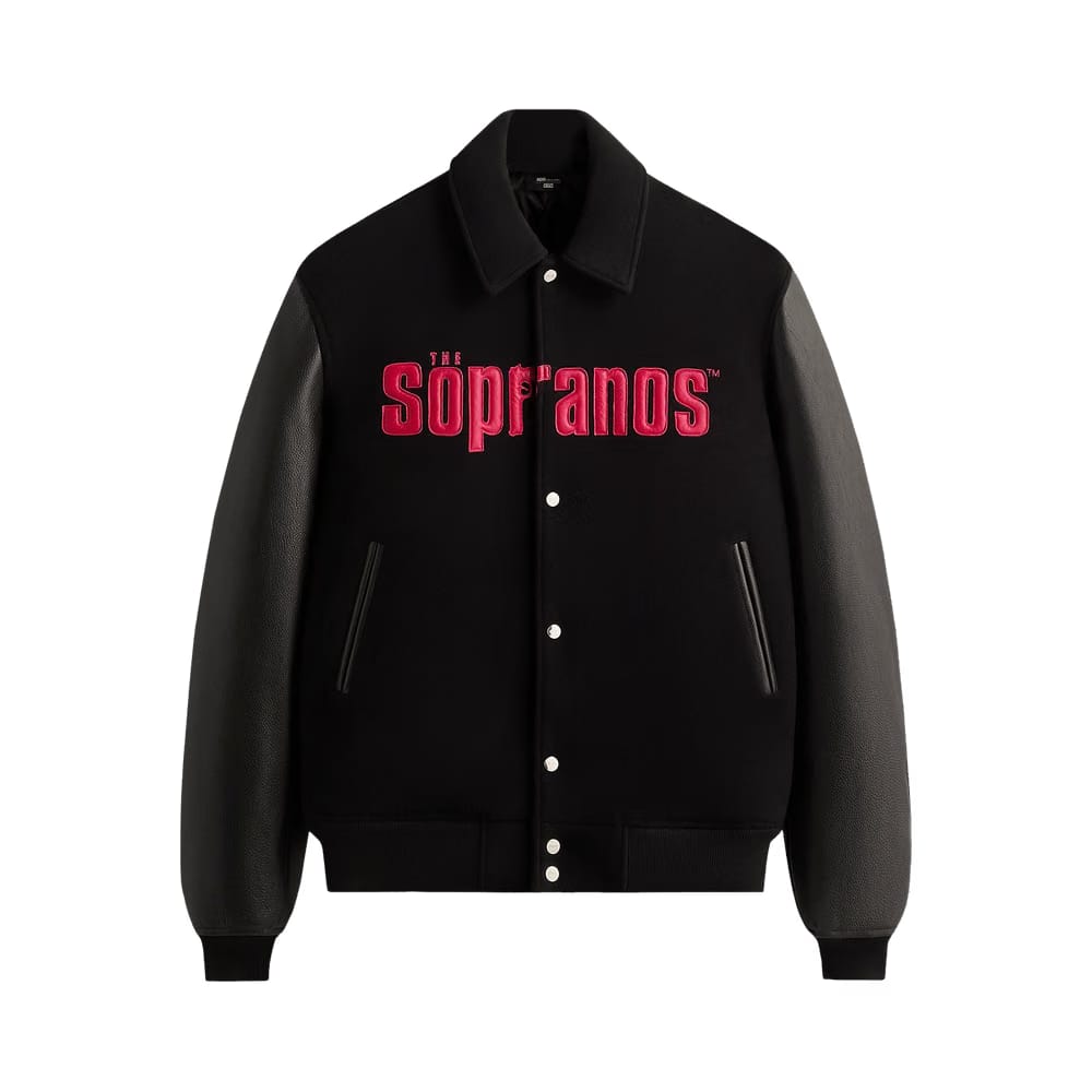 Kith For The Sopranos Varsity Jacket Black
