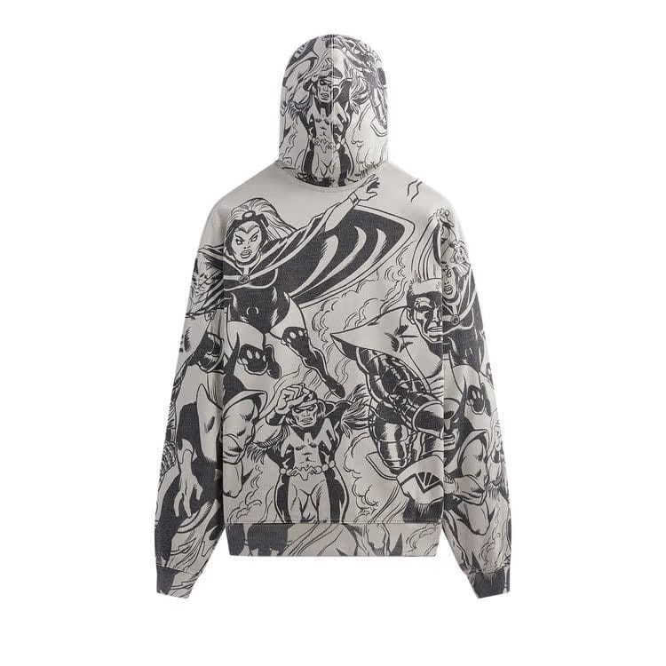 Kith For X-Men Assemble Vintage Hoodie Waffle