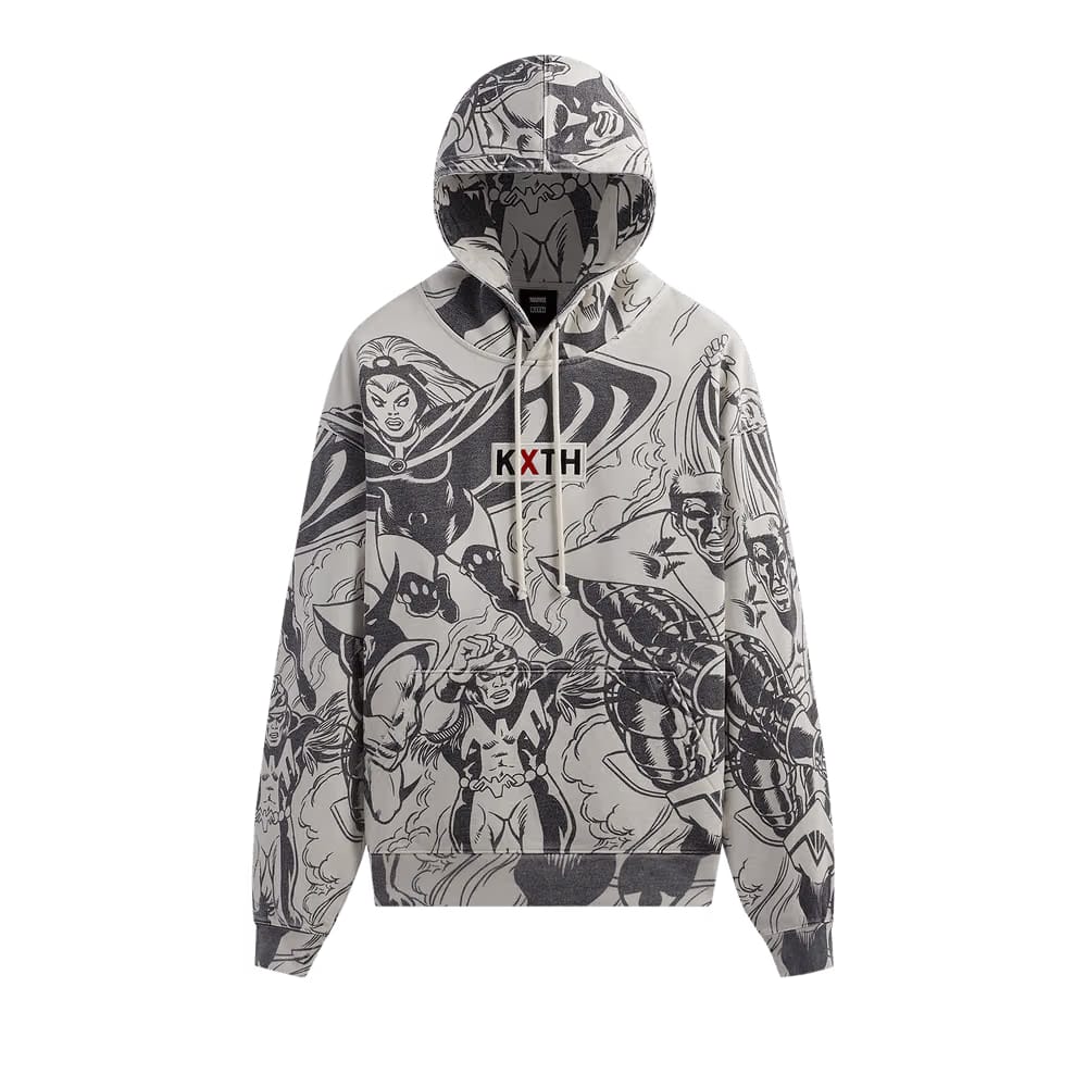Kith For X-Men Assemble Vintage Hoodie Waffle
