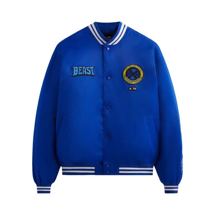 Kith For X-Men Beast Satin Bomber Jacket Cyclone