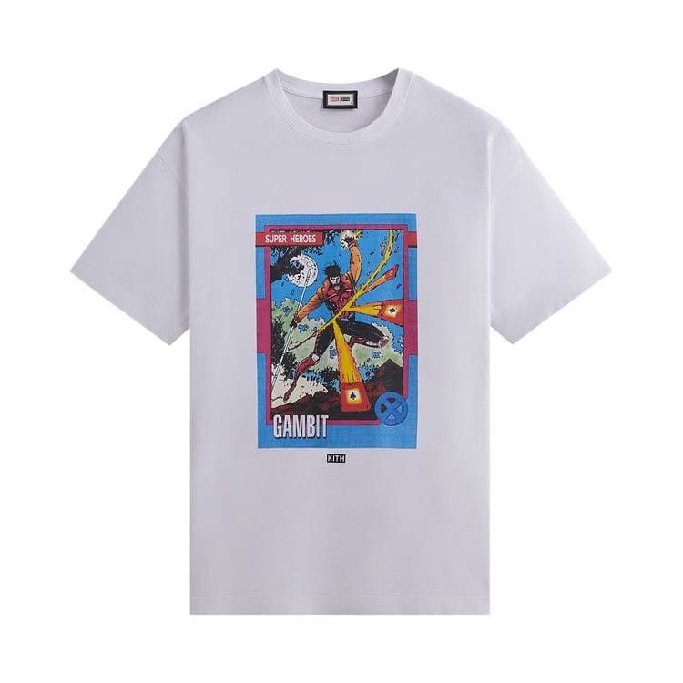Kith For X-Men Gambit Card Vintage T-Shirt White