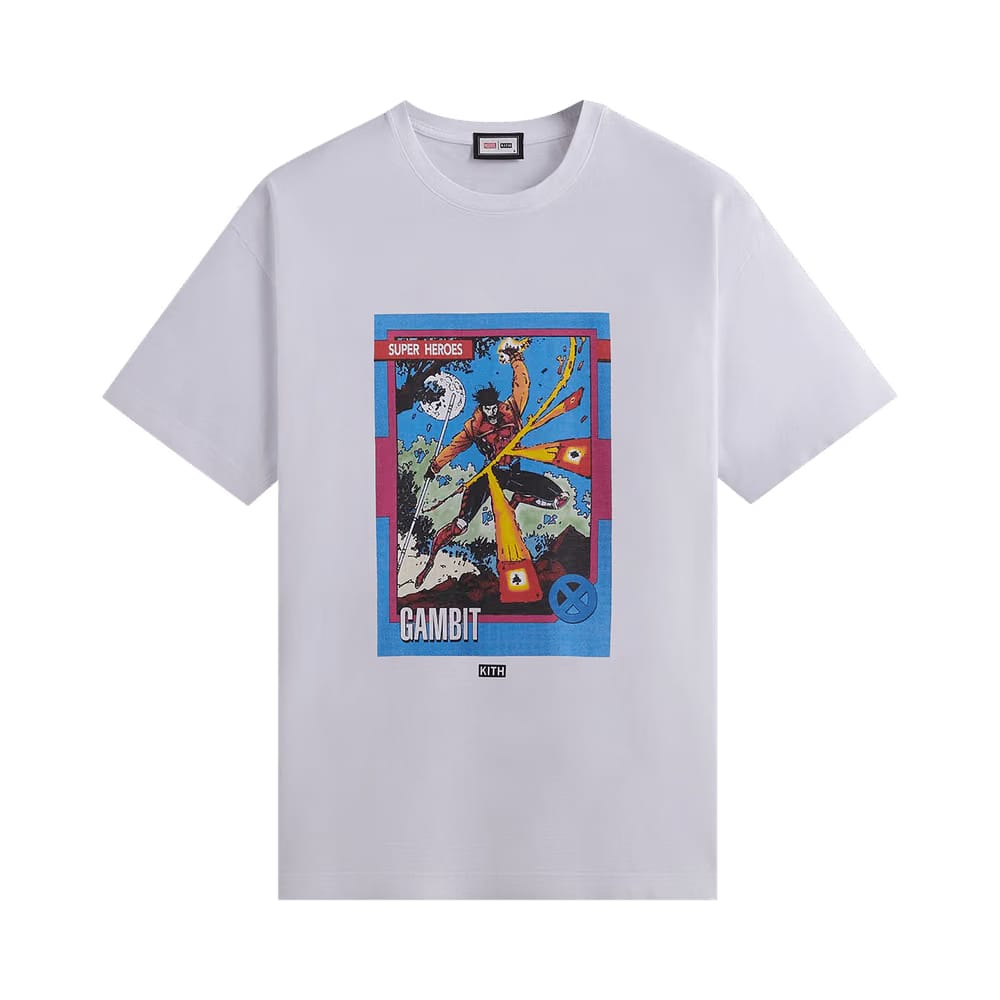 Kith For X-Men Gambit Card Vintage T-Shirt White
