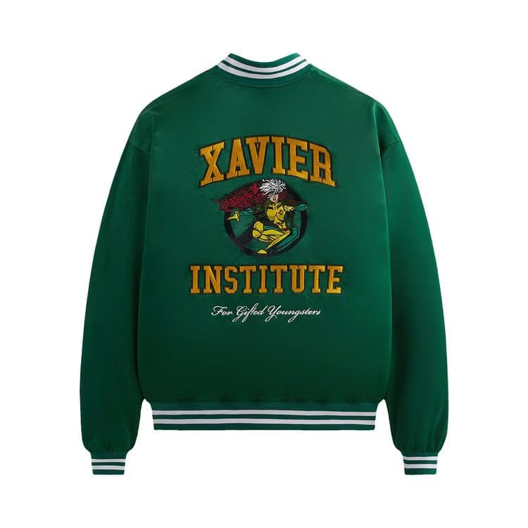 Kith For X-Men Gambit Satin Bomber Jacket Conifer