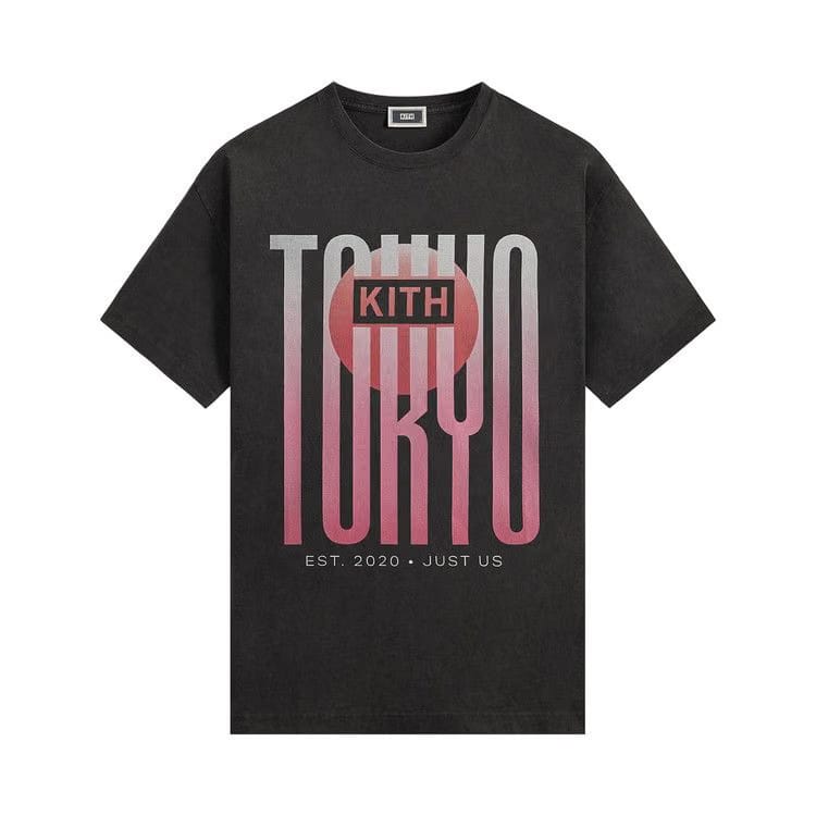 Kith Tokyo Classic Logo Vintage T-Shirt Black