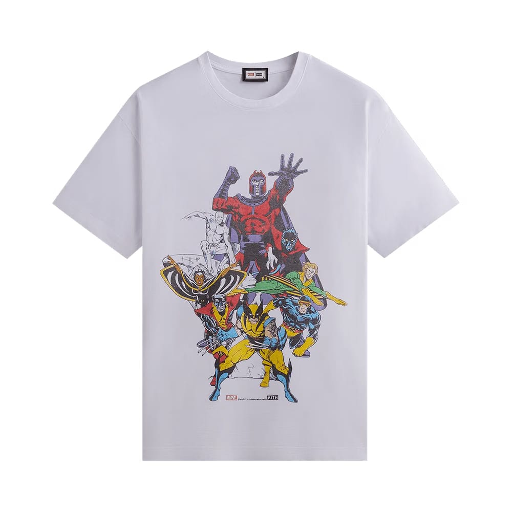 Kith For X-Men Retro Comic Vintage T-Shirt White