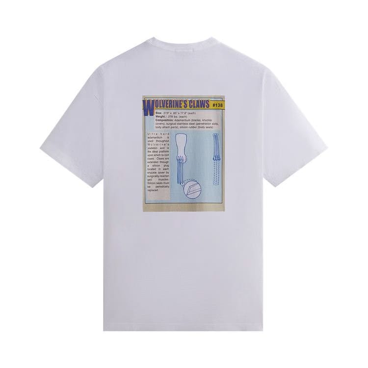 Kith For X-Men Wolverine Card Vintage T-Shirt White