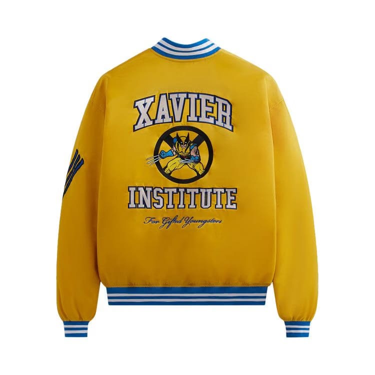 Kith For X-Men Wolverine Satin Bomber Jacket Power