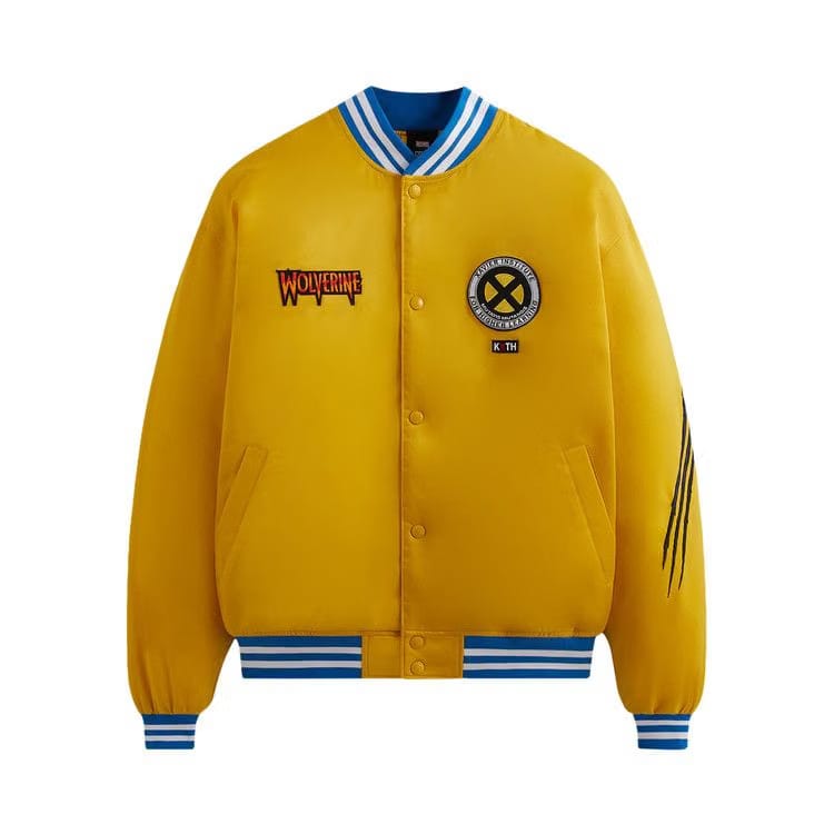 Kith For X-Men Wolverine Satin Bomber Jacket Power