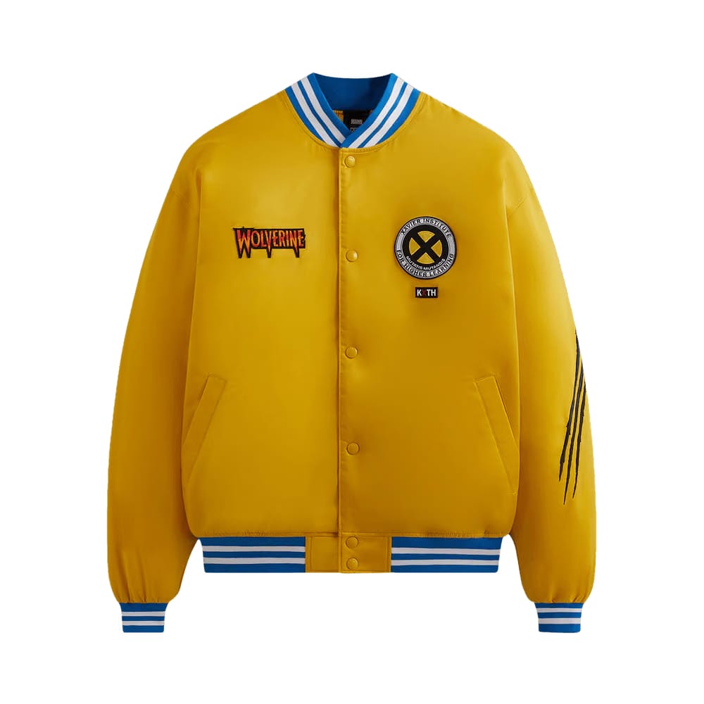 Kith For X-Men Wolverine Satin Bomber Jacket Power