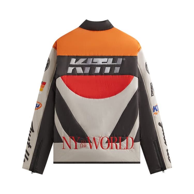 Kith Full Zip Brixton Puffed Shirt Jacket Sandrift