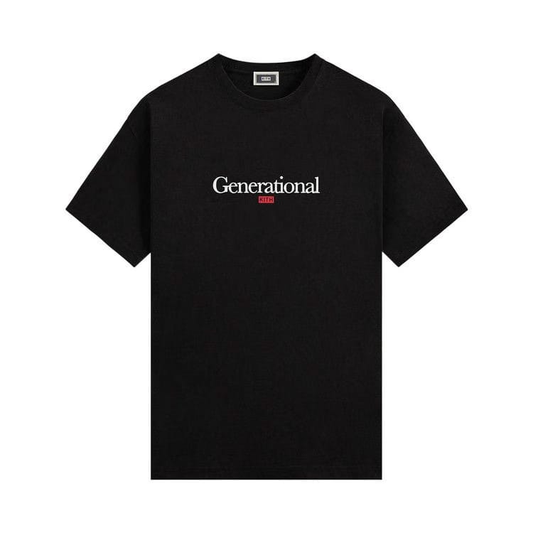 Kith Generational Quote T-Shirt Black