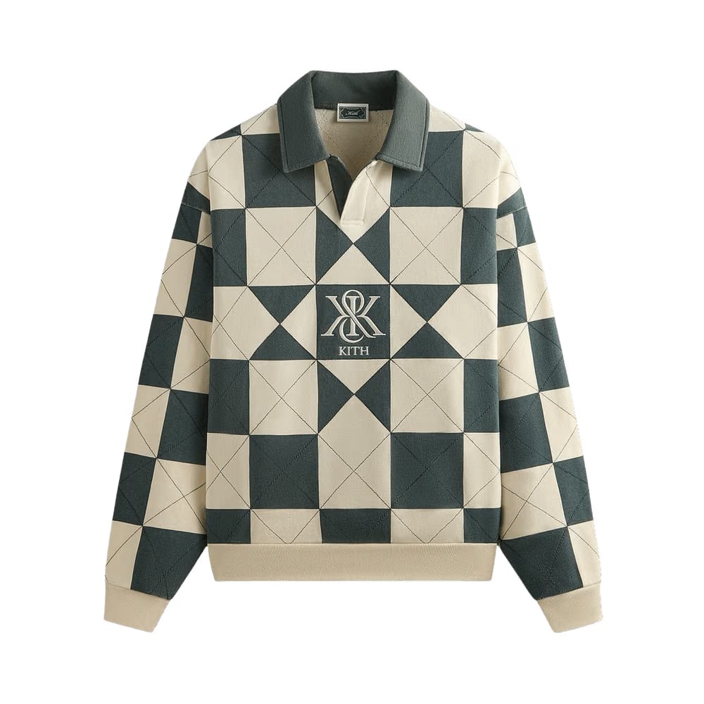 Kith Geo Quilted Nelson Rugby Sandrift