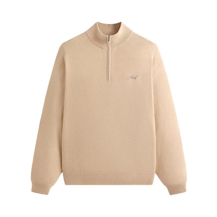 Kith Harmon Quarter Zip Mock Neck Hallow