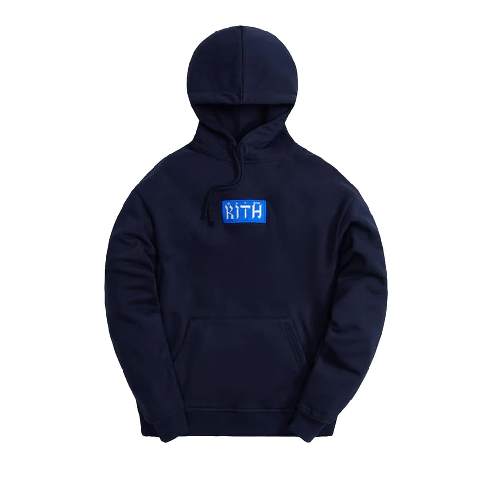 Kith Hebrew Script Hoodie Nocturnal
