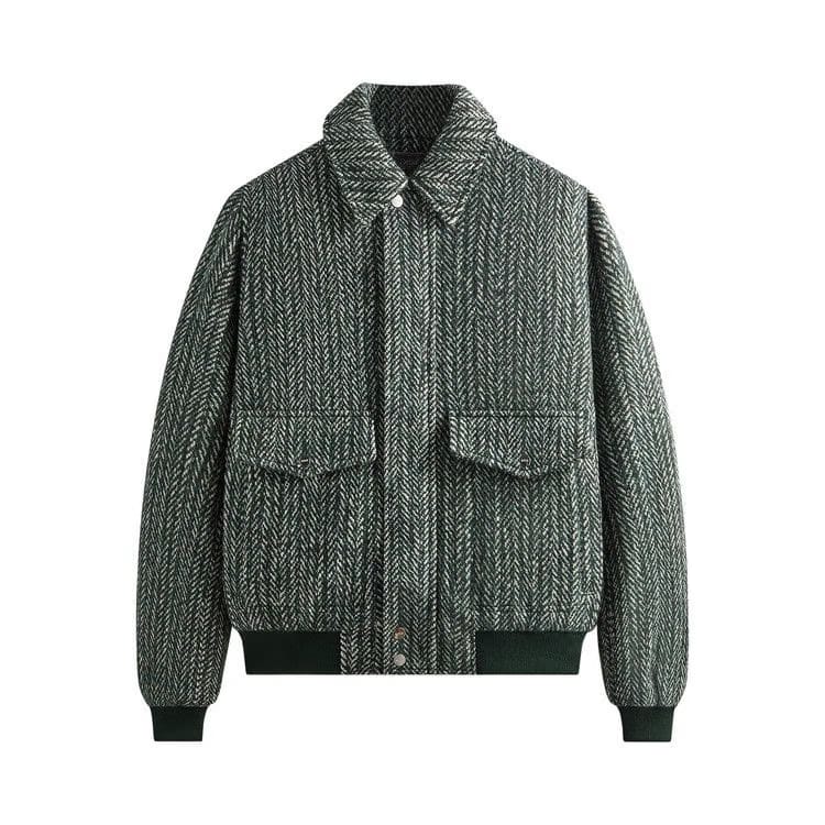 Kith Herringbone Hawthorne Flight Jacket Stadium