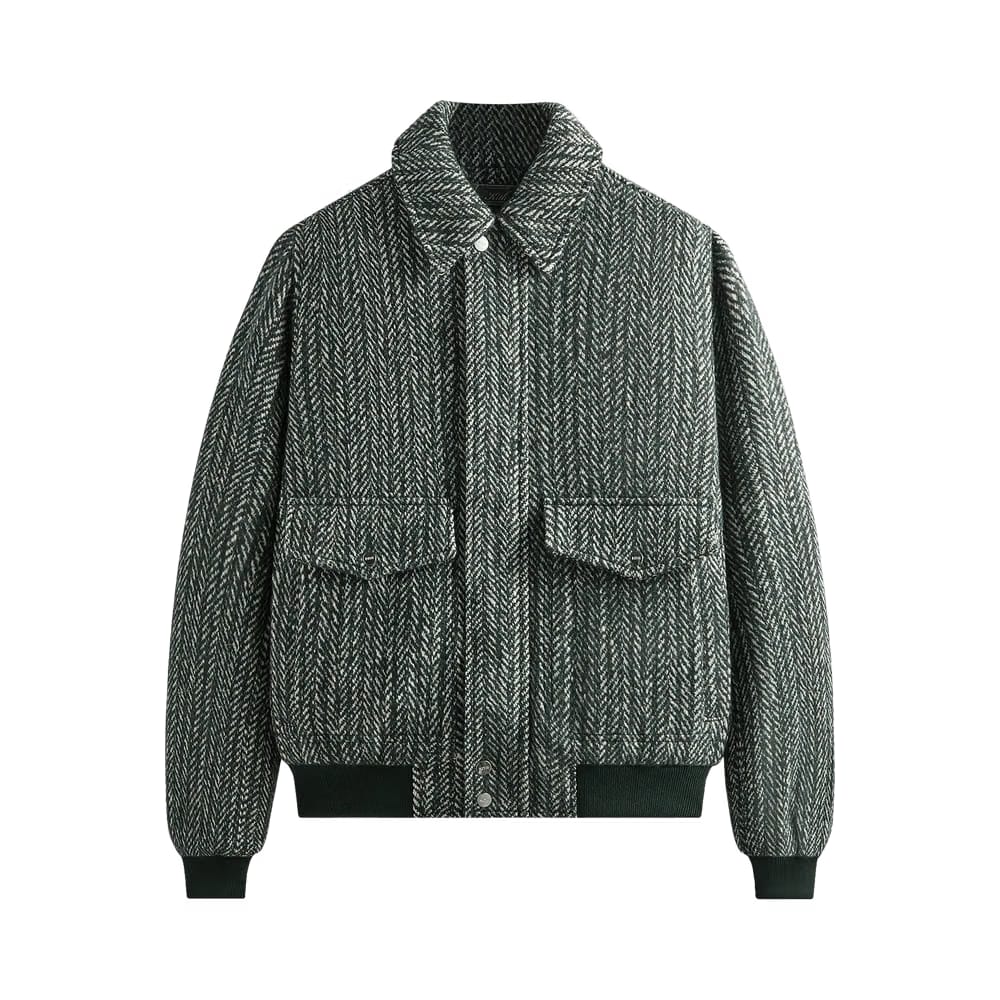Kith Herringbone Hawthorne Flight Jacket Stadium