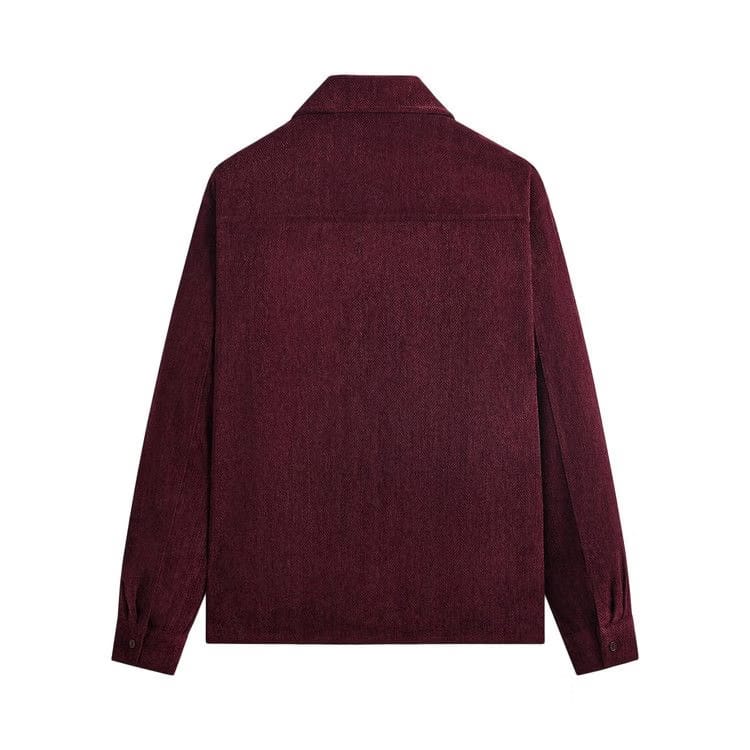Kith Herringbone Velour Henson Buttondown Magma
