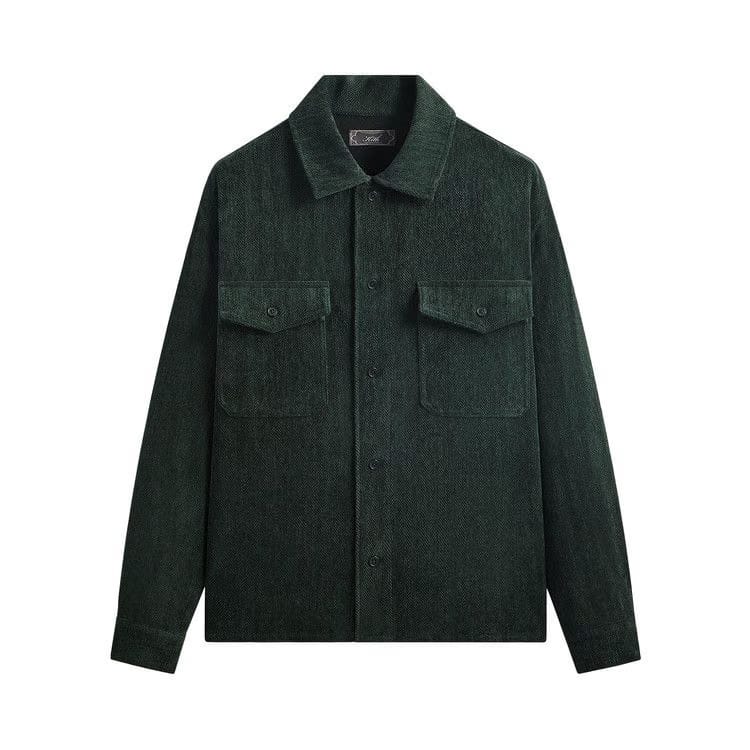Kith Herringbone Velour Henson Buttondown Stadium