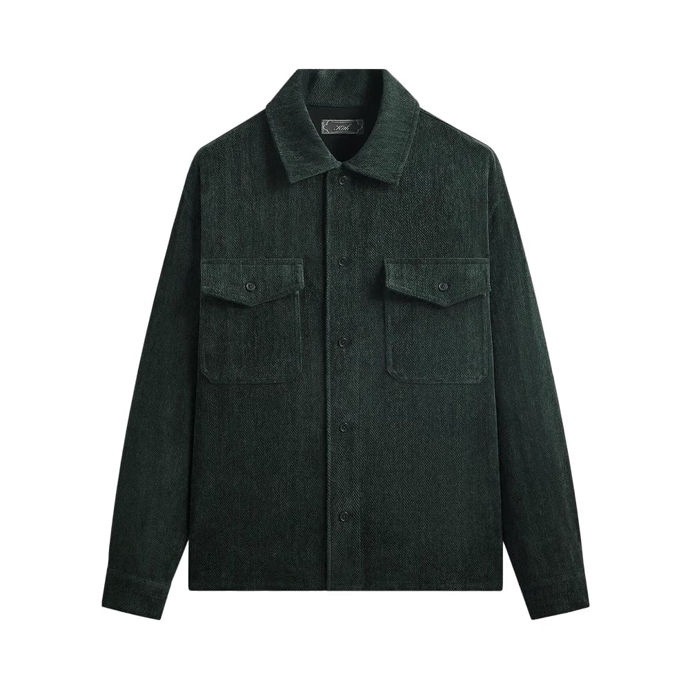 Kith Herringbone Velour Henson Buttondown Stadium