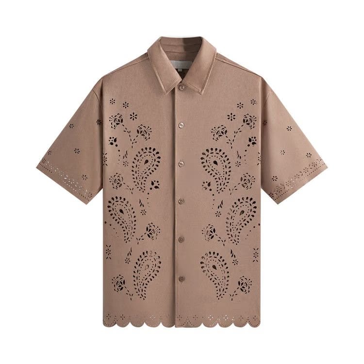 Kith Isaac Microsuede Button Down Shirt Share