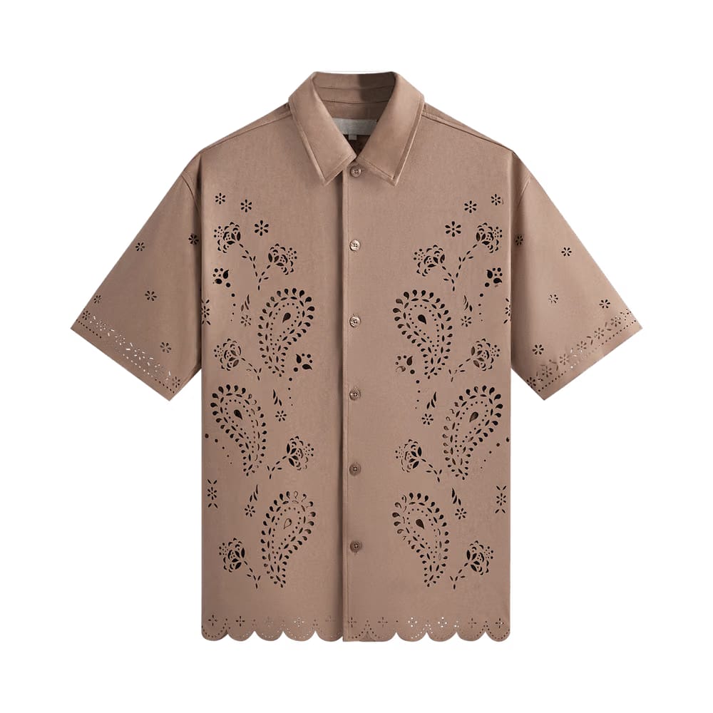 Kith Isaac Microsuede Button Down Shirt Share