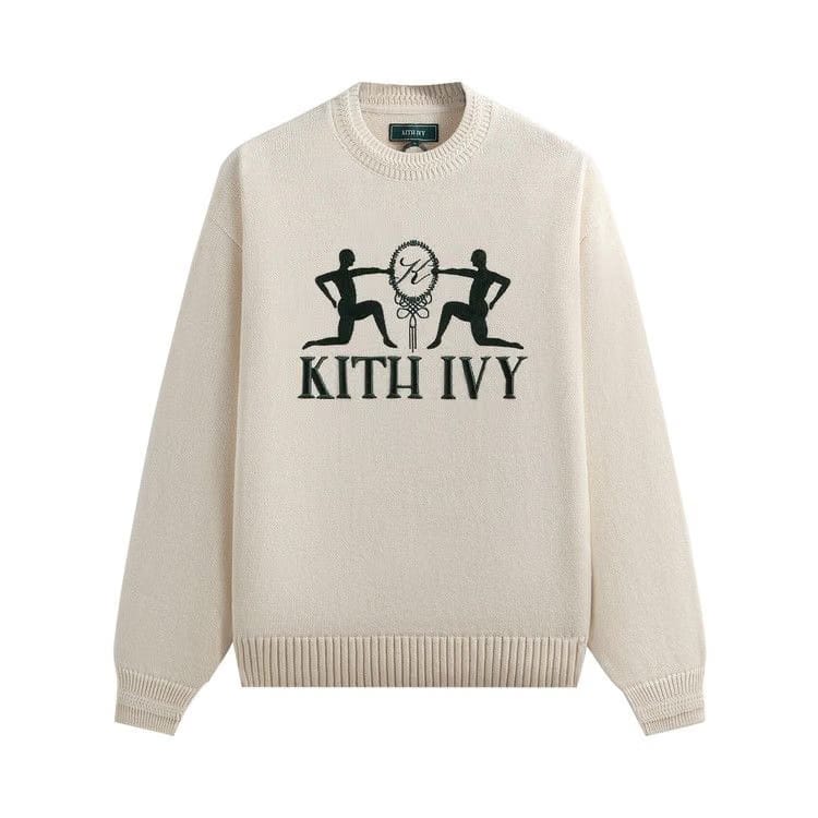 Kith Ivy Emblem Crewneck Sweater Sandrift