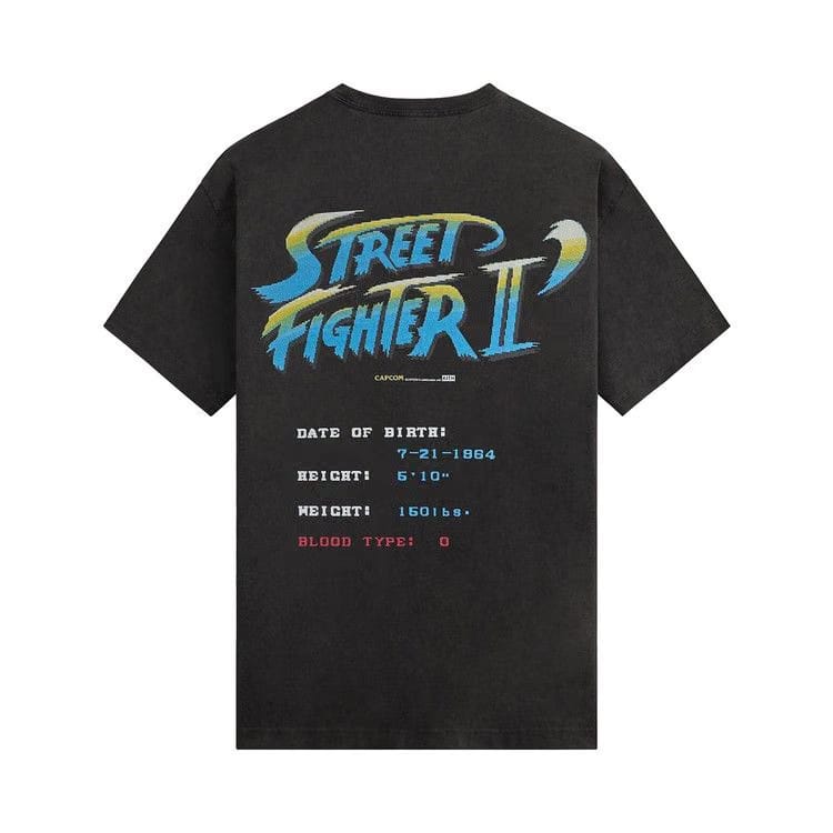 Kith x Capcom Ryu Champion Edition Vintage T-Shirt Black
