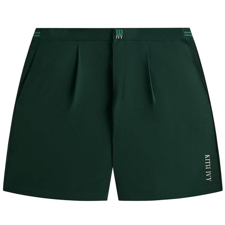 Kith Ivy For Wilson Meridian Pleated Shorts Ivy Green