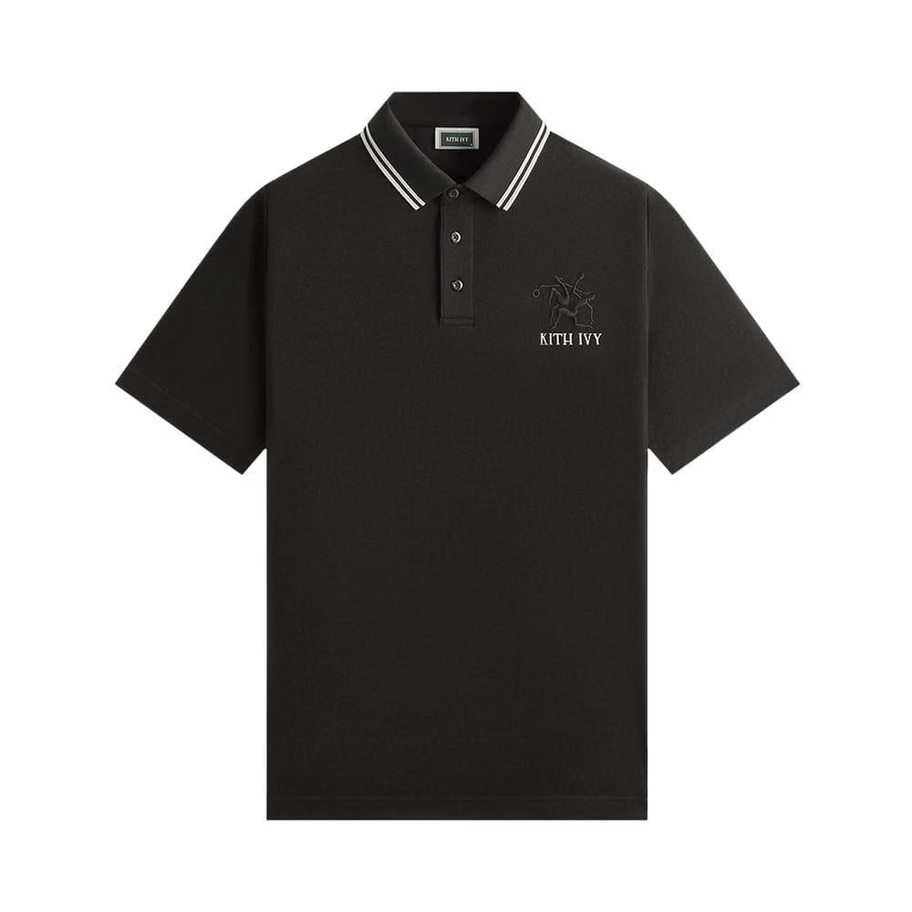 Kith Ivy Tipped Polo Black