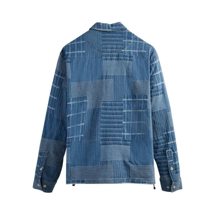 Kith Japanese Indigo Jacquard Coaches Jacket Indigo