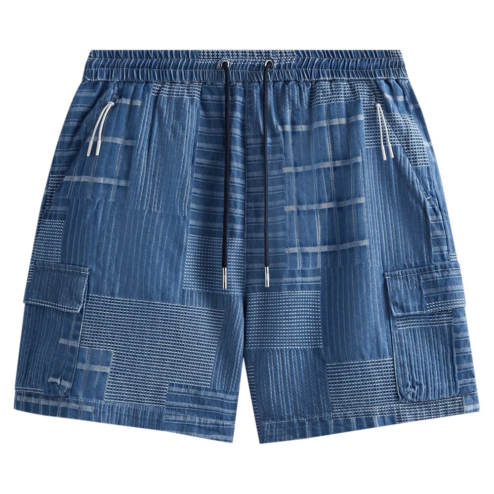 Kith Japanese Indigo Jacquard Wolcott Shorts Indigo