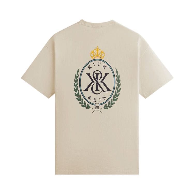 Kith K&K Crest Pocket T-Shirt Sandrift