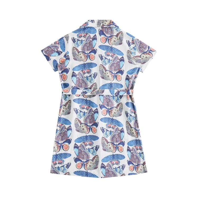 Kith Kids For AMNH Shirt Dress White