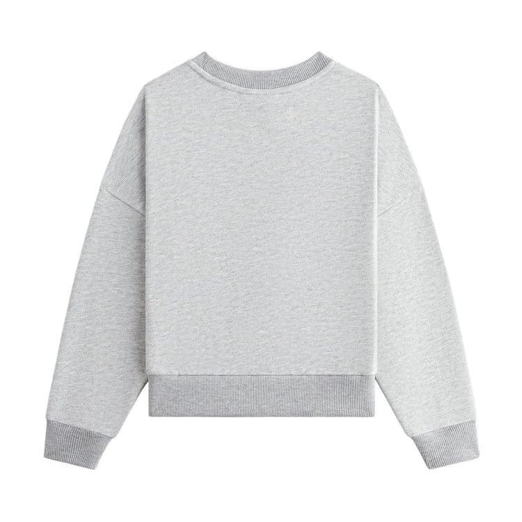Kith Kids Long-Sleeve Nelson Crewneck Light Heather Grey