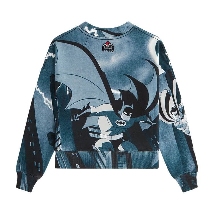 Kith Kids x Batman And Robin Nelson Crewneck Black